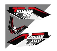 Motocicleta Pegatina Tanque Combustible Pegatinas Tanque Combustible para Motocicleta para para Tenere T700 XTZ 700 T7, Juego Pegatinas, Protector Equipaje para Maletero 2019 2020 2021(R)