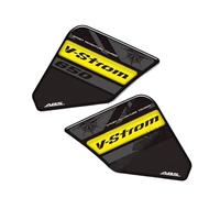 Motocicleta Pegatina Tanque Combustible Pegatinas Tipo Depósito 650 XT, Fundas Protectoras Equipaje Maletero para V Strom para VSTROM DL 650XT para Kit Aceite Combustible Adventure(Orange)