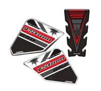 Motocicleta Pegatina Tanque Combustible Pegatinas Tipo Depósito 650 XT, Fundas Protectoras Equipaje Maletero para V Strom para VSTROM DL 650XT para Kit Aceite Combustible Adventure(Fluorescent Green)