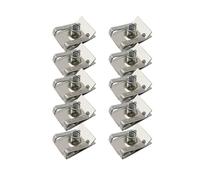 Motocicleta Perno 10 Uds M4 M5 M6 M8 U Tipo Clips Tuercas De Acero Pernos Con Rosca 8mm 5mm 6mm 4mm Para Motocicleta Scooter ATV(M6)