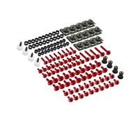 Motocicleta Pernos Kit 177 Uds Tornillos M5 M6 De Motocicleta Perno Feria Compatibile Con Para YZF Para R1 R15 R25 R3 R6 R125 MT03 MT07 MT10(Rojo)