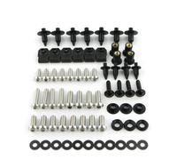 Motocicleta Pernos Kit Compatible Con Tracer 900 FJ-09 2014-2019 Kit Completo Carenado Tornillos Clips Cubierta(Silver)