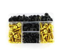 Motocicleta Pernos Kit Kit Completo De Tornillos De Carenado Clips De Tornillos Tuerca De Velocidad Para NC700X Para NC750X Para GL1800 Para GOLDWING(Gold)