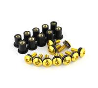 Motocicleta Pernos Kit Kits Pernos Deflectores De Parabrisas Compatibile Con Suzuki Para GSXR250 Para GSXR300 Para GSXR125 GSX-R1000 Para HAYABUSA GSX1300R Para GSXR600 Para GSXR750(Gold)