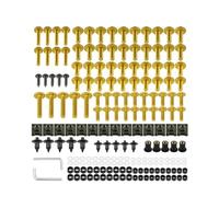 Motocicleta Pernos Kit Para CRF 230F 230L 230M Para CRF450R Para CRF450X Para CRF450R-S Para CRF450RWE Para CRF450RX Kit Tornillos Carenado Motocicleta Juego(Gold)
