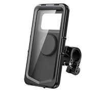 Motocicleta Phone Mount - Ip65 impermeable Navigation Holder, 360° Rotating Handlebar Bracket, Shockproof Anti-Slip Design, Universal Touchscreen Case | for Road Biking Racing Touring Adventure