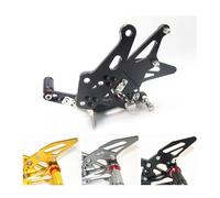 Motocicleta Pie Pedal Estribos Traseros Motocicleta Kawasaki Z 1000 Z1000 2010 2011 2012 2013 2014 2015 2016 2017 Piezas Aleación Aluminio(Gris)