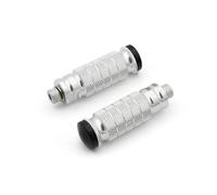 Motocicleta Pie Pedal PARA YZF R1 R3 R6 PARA R125 PARA FZ1 PARA FZ8 PARA MT-07 PARA MT09 Reposapiés De Motocicleta Estribo Trasero Pedal Accesorios Pieza Modificada(Plata)