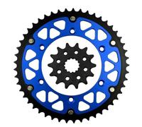 Motocicleta Piñón para Yamaha WR450F, YZ450F, YZ250, YZ400F, WR400F, WR426F Kit De Piñones Delantero Y Trasero para Motocicleta 520, Piñón 45T-52T(49T-14T)