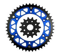 Motocicleta Piñón para Yamaha WR450F, YZ450F, YZ250, YZ400F, WR400F, WR426F Kit De Piñones Delantero Y Trasero para Motocicleta 520, Piñón 45T-52T(45T-14T)
