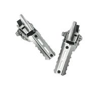 Motocicleta poggiapiedi Pedales De Motocicleta para R1200GS 2013-2020 R1250GS R1200 R 1250 GS, Pedales Delanteros De Carretera Plegables De 22-25 Mm.(Silver)
