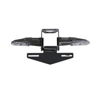 Motocicleta Porta matriculas de ángulo Ajustable Kit De Marco De Matrícula De Motocicleta Adecuado para Ninja 250 400 500 Z500 Z400 Z300 Z250 Marco De Matrícula De Motocicleta(Clear)