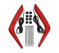 Motocicleta Portaequipaje Luz LED para Alforja Trasera Motocicleta para Goldwing 1800 GL1800 (2018-2024), Lente Transparente Ahumada Roja.(Red Lens)