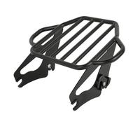 Motocicleta Portaequipaje Portaequipajes Desmontable para Motocicleta para Touring para Calle para Carretera para Glide 2009-2024 con Montaje En Paquete Doble(Dull Black)