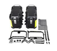 Motocicleta Portaequipajes Caja Lateral Universal 28 litros para Caja Superior Trasera Equipaje Lateral Alforja Maletero Cerradura con Llave Equipo para Motocicleta