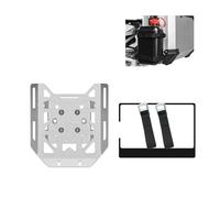Motocicleta Portaequipajes Portabotellas para Motocicletas, Tanques Gasolina Y Aceite, Placa Sujeción para Bidones Combustible, Maletas para R1200GS LC ADV R1250GS(Style4 Silver)