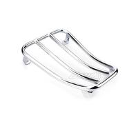 Motocicleta Portaequipajes Soporte para Portaequipajes Trasero con Pedal Motocicleta para Piaggio para Vespa LX 150 S150 GTS GTV 300 para Sport para Sprint para Primavera 150(Chrome B)