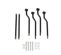 Motocicleta Portaequipajes Soporte Universal para Alforjas De Motocicleta para Color Negro para Barras Soporte Soporte Lateral para Equipaje(Negro)