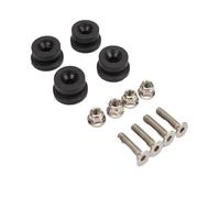 Motocicleta Portaequipajes Trasero Caja De Equipaje Trasera Superior para Motocicletas, Buje De Maletero, Espaciadores De Almohadilla, Hebilla, Contrapunto Universal(G Plastic)