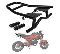 Motocicleta Portaequipajes Trasero Para MSX 125 SF 2013 2014 2015 2016 Portaequipajes Trasero Para Motocicleta Soporte Hierro Estante Almacenamiento(Full Black)