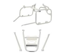 Motocicleta Portaequipajes Trasero para Tenere 700 2019-2023 2022 Alforjas Bastidor Alforja Soporte Lateral Caja Maleta Trasera Superior Portaequipaje(Silver Set)