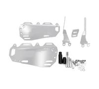 Motocicleta Portaequipajes Trasero Soporte Portaequipajes Trasero Motocicleta, Caballete Lateral Soporte para Alforjas Bolsas Laterales para CFMOTO 450MT 2023-2025 para CF-Moto 450 MT(Plata)