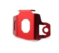 Motocicleta Protector Cubierta Depósito Líquido Freno Trasero Para Triumph Para TIGER 800 XC XR Para Sport 660 Para Trident 660 Tapa tanque combustible gasolina(ROJO)