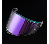 Motocicleta Protector Facial de Repuesto for Casco de Motocicleta AGV K6 K6S, Visera antiarañazos, Lentes de Colores Gris Claro.(E Aurora Purple)