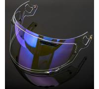 Motocicleta Protector Facial de Repuesto for Casco de Motocicleta Arai RX-7X REO XD RX-7V Vas-V, Visera antirayaduras, Lentes de Colores Azul té.(H Aurora Blue)