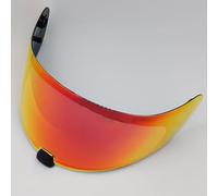 Motocicleta Protector Facial de Repuesto for Casco de Motocicleta HJC C70 IS-17 FG-17 FG-ST, Visera antirayaduras, Lentes de Colores, Color Gris D(C Tea Red)