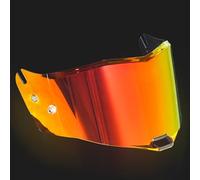 Motocicleta Protector Facial de Repuesto for Casco de Motocicleta LS2 FF805/FIM805, Visera antirayaduras, Lentes de Colores, Color Negro(F Electroplating Gold Red)