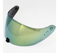 Motocicleta Protector Facial de Repuesto for Casco de Motocicleta Scorpion EXO-R420/R1, Visera antirayaduras, Lentes de Colores, L R1, Azul té(B R420 Tea Colorful Gold)
