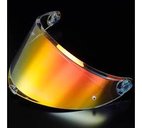 Motocicleta Protector Facial for Casco de Motocicleta AGV K6, Accesorio de Repuesto, Visera antiarañazos, Lentes de Colores marrón C(B Aurora Red)