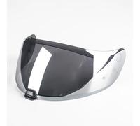Motocicleta Protector Facial for Casco de Motocicleta HJC FG-17, Accesorio de Repuesto, Visera antiarañazos, Lentes de Colores Plateados.(C Silver)