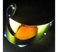 Motocicleta Protector Facial for Casco de Motocicleta HJC HJ33 i90, Accesorios de Repuesto, Visera antiarañazos, Lentes de Colores for Casco de Motocicleta, Color A(C Aurora Red)