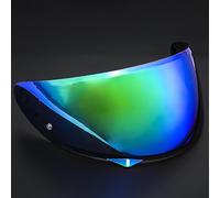 Motocicleta Protector facial for casco de motocicleta HJC HJ34P C10, accesorio de repuesto, visera antiarañazos, lentes de colores for casco de motocicleta, color rojo té.(I Tea Multi-colored Green)