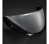 Motocicleta Protector Facial for Casco de Motocicleta HJC HJ34P C10, Accesorio de Repuesto, Visera antiarañazos, Lentes de Colores for Casco de Motocicleta, Color Rojo té.(B Silver-Plated)