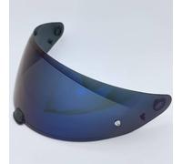 Motocicleta Protector Facial for Casco de Motocicleta HJC i70/i10, Accesorio de Repuesto, Visera antiarañazos, Lentes de Colores Azul té.(F Tea Colorful Blue)