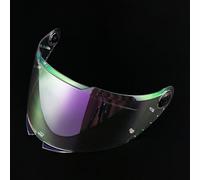 Motocicleta Protector Facial for Casco de Motocicleta MT V-28 Thunder4, Accesorio de Repuesto, Visera antiarañazos, Lentes de Colores for Casco de Motocicleta, Dorado y Rojo.(C Aurora Purple)