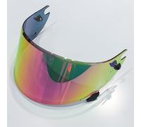Motocicleta Protector Facial for Casco de Motocicleta Shark Race R Pro GP, Accesorio de Repuesto, Visera antiarañazos, Lentes de Colores for Casco de Motocicleta, Color Dorado y Rojo.(D Rose Red)