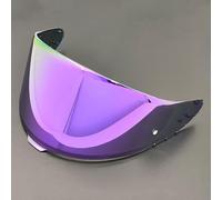 Motocicleta Protector Facial for Casco de Motocicleta SHOEI Z8/X15, Accesorio de Repuesto, Visera antirayaduras, Lentes de Colores morados.(C Purple)