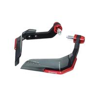 Motocicleta Protector Manillar Protector De Manos para Motocicleta Super SOCO CPX CUX TC 50/MAX/Wanderer TS 2020-2021, Parabrisas(B-Red)