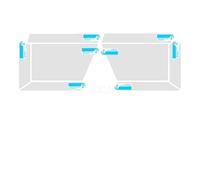 Motocicleta Protector Pantalla para Tracer 9 900 GT 9GT 2021 2022 Película Protectora Pantalla contra Arañazos Motocicleta(4pcs)