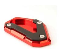 Motocicleta Reposapiés para Suz&uki para V&Strom 650 para DL650 2004-2022 Extensión Ampliadora Almohadilla Pie Extensor CNC Motocicleta Soporte Lateral(Rojo)