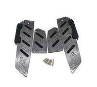 Motocicleta Reposapiés Pasajero Pie Estriberas Pie Pedales Placa Pad para Honda Forza 125 250 300 2018-2022 (Gris)