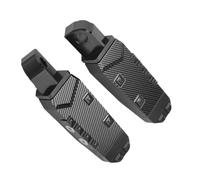 Motocicleta Reposapiés Reposapiés Para Motocicleta, Pedal Trasero De Pasajero Para Yamaha YZF-R25, YZF-R3 Y YZF-R15, Accesorios Modificados, Plataforma Suelo(Nero)