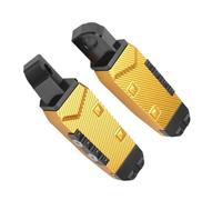 Motocicleta Reposapiés Reposapiés Para Motocicleta, Pedal Trasero De Pasajero Para Yamaha YZF-R25, YZF-R3 Y YZF-R15, Accesorios Modificados, Plataforma Suelo(Gold)