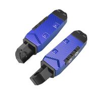 Motocicleta Reposapiés Reposapiés Para Motocicleta, Pedal Trasero De Pasajero Para Yamaha YZF-R25, YZF-R3 Y YZF-R15, Accesorios Modificados, Plataforma Suelo(Blu)