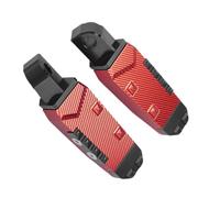 Motocicleta Reposapiés Reposapiés Para Motocicleta, Pedal Trasero De Pasajero Para Yamaha YZF-R25, YZF-R3 Y YZF-R15, Accesorios Modificados, Plataforma Suelo(Rosso)