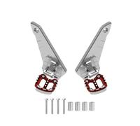 Motocicleta Reposapiés Reposapiés Traseros Plegables, Y Plataforma Para Pasajero, Accesorios De Motocicleta Para HONDA XADV 750 2021-2024 2023 2022(Rosso)